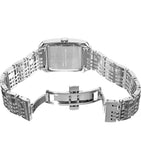  Shop Authentic Burberry Nova Check Square White Dial Silver Steel Strap Watch for Women - BU1572 - Luxxuri