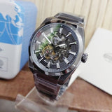  Shop Authentic Fossil Everett Automatic Skeleton Grey Dial Grey Steel Strap Watch for Men - ME3206 - Luxxuri