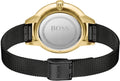 Shop Authentic Hugo Boss Symphony Black Dial Black Mesh Bracelet Watch for Women - 1502601 - Luxxuri