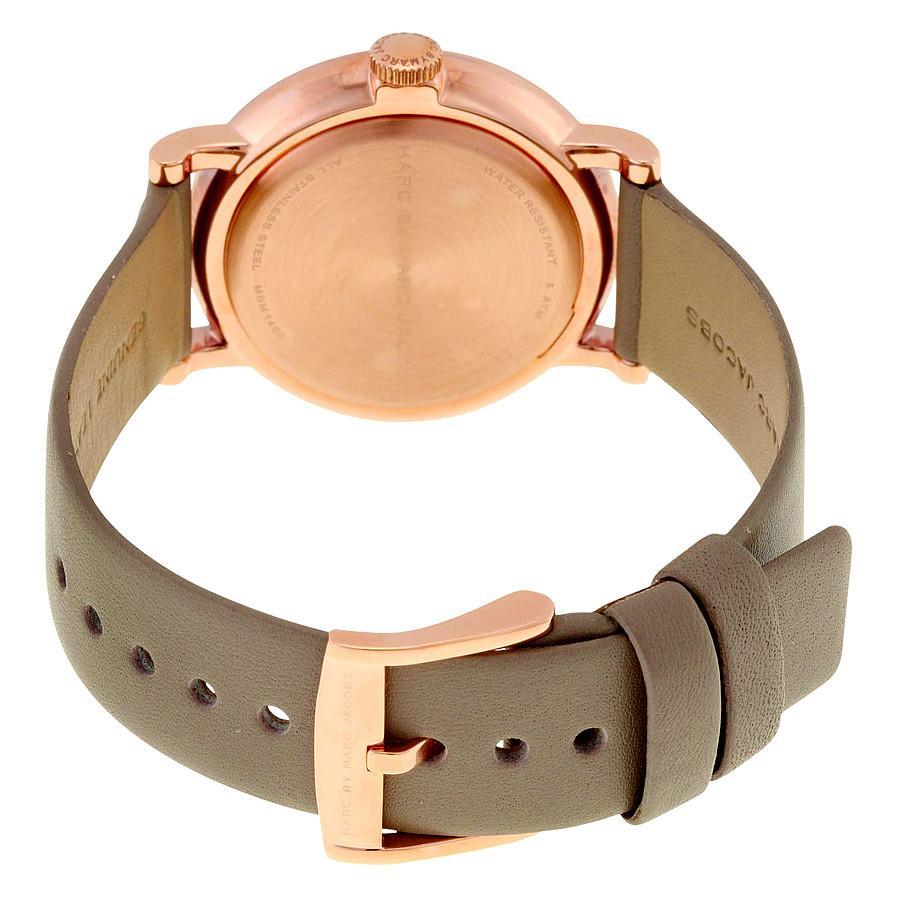  Shop Authentic Marc Jacobs Baker Rose Gold Dial Grey Leather Strap Watch for Women - MBM1400 - Luxxuri