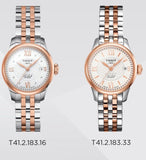 Shop Authentic Tissot Le Locle Automatic Lady Silver Dial Two Tone Steel Strap Watch For Women - T41.2.183.16 - Luxxuri