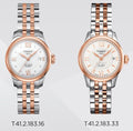 Tissot Le Locle Automatic Small Lady Silver Dial Two Tone Steel Strap Watch For Women - T41.2.183.33