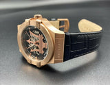  Shop Authentic Maserati Potenza Automatic Rose Gold Dial Black Leather Strap Watch For Men - R8821108002 - Luxxuri