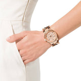  Shop Authentic Michael Kors Runway Rose Gold Dial Two Tone Steel Strap Watch for Women - MK4269 - Luxxuri