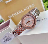  Shop Authentic Michael Kors Darci Rose Gold Dial Silver Steel Strap Watch for Women - MK3446 - Luxxuri