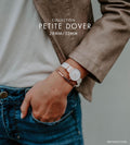  Shop Authentic Daniel Wellington Classic Petite Dover White Dial White Nylon Strap Watch For Women - DW00100311 - Luxxuri