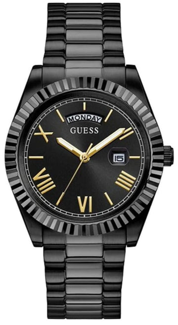  Shop Authentic Guess Connoisseur Black Dial Black Steel Strap Watch for Men - GW0265G4 - Luxxuri