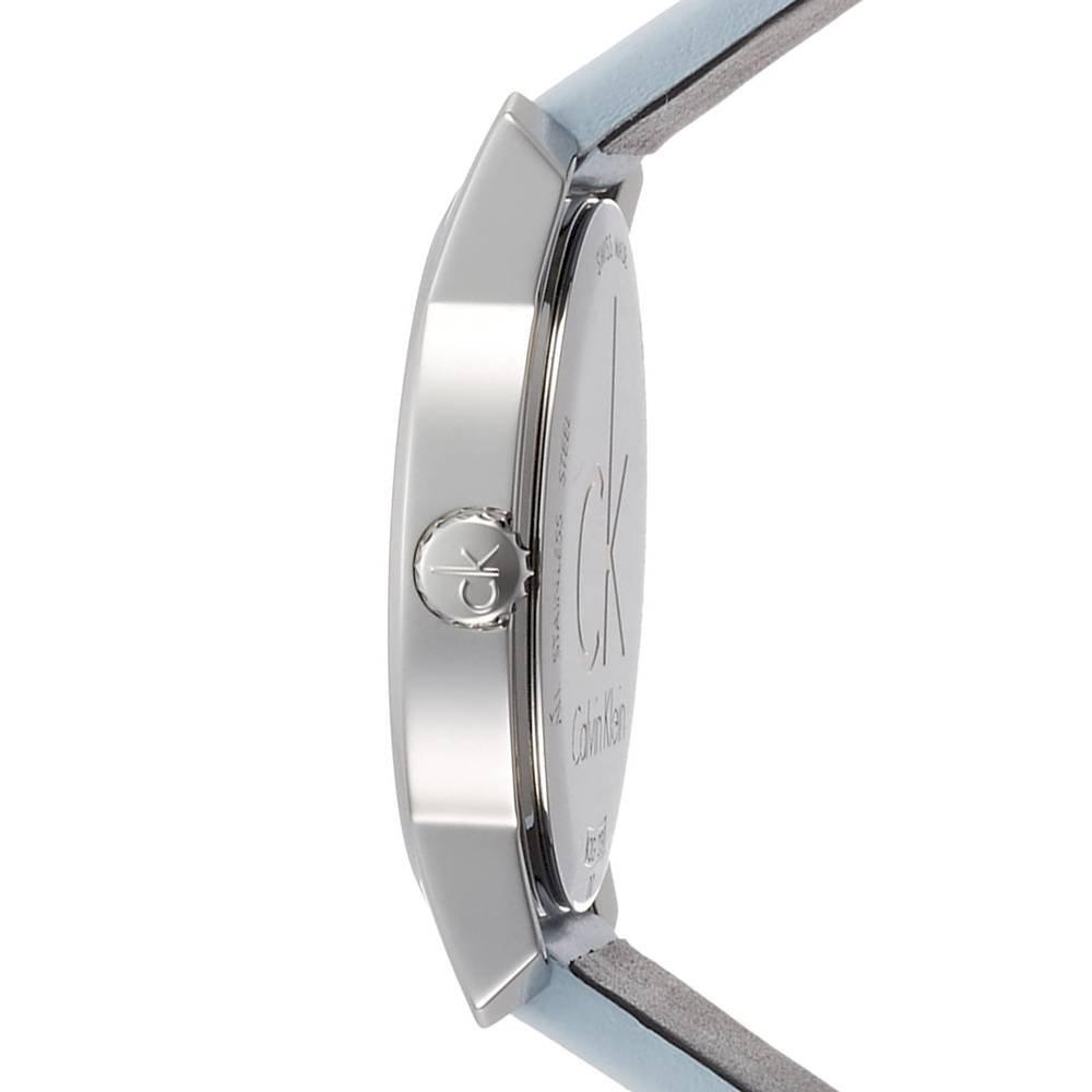  Shop Authentic Calvin Klein City Blue Dial Blue Leather Strap Watch for Women - K2G231VN - Luxxuri