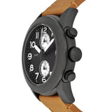  Shop Authentic Marc Jacobs Larry Chronograph Black Dial Brown Leather Strap Watch for Men - MBM5053 - Luxxuri