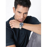  Shop Authentic Emporio Armani Classic Navy Blue Dial Stainless Steel Watch For Men - AR1787 - Luxxuri