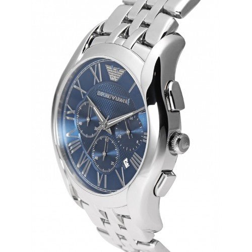  Shop Authentic Emporio Armani Classic Navy Blue Dial Stainless Steel Watch For Men - AR1787 - Luxxuri