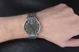 Shop Authentic Tissot T Classic Everytime Quartz Black Dial Silver Steel Strap Watch for Men - T109.410.11.072.00 - Luxxuri