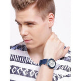  Shop Authentic Guess Force White Dial Blue Rubber Strap Watch For Men - W0674G4 - Luxxuri