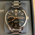  Shop Authentic Tag Heuer Carrera Calibre 5 Automatic Black Dial Silver Steel Strap Watch for Men - WAR201C.BA0723 - Luxxuri