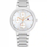  Shop Authentic Tommy Hilfiger Joy Chronograph Silver Dial Silver Steel Strap Watch For Women - 1782532 - Luxxuri