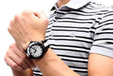  Shop Authentic Gucci G Timeless XL White Dial Two Tone NATO Strap Watch For Men - YA126243 - Luxxuri