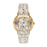  Shop Authentic Michael Kors Pyper Quartz Silver Dial White Leather Strap Watch For Women - MK2858 - Luxxuri