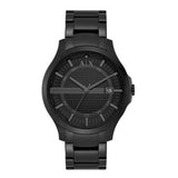  Shop Authentic Armani Exchange Hampton Chronograph Black Dial Black Steel Strap Watch For Men - AX2104 - Luxxuri