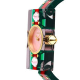  Shop Authentic Gucci Vintage Web Pink Mother of Pearl Dial Two Tone Plastic Strap Watch For Women - YA143525 - Luxxuri