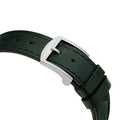 Shop Authentic Gucci Grip Quartz Silver Dial Green Leather Strap Unisex Watch - YA157406 - Luxxuri
