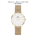  Shop Authentic Daniel Wellington Classic Petite White Dial Gold Mesh Bracelet Watch For Women - DW00100348 - Luxxuri
