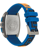  Shop Authentic Versace Iconic Dominus Chronograph Blue Dial Blue Rubber Strap Watch For Men - VE6H00323 - Luxxuri