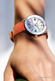  Shop Authentic Breitling Superocean Heritage '57 Pastel Paradise White Dial Orange Leather Watch for Women - A10340A11A1X1 - Luxxuri