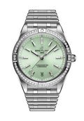  Shop Authentic Breitling Chronomat Automatic 36 Diamonds Green Dial Two Tone Steel Strap Watch for Women - A10380591L1A1 - Luxxuri