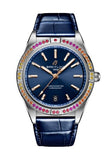  Shop Authentic Breitling Chronomat Automatic 36 South Sea Blue Dial Blue Leather Strap Watch for Women - A10380611C1P1 - Luxxuri
