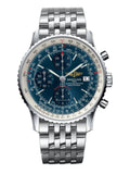  Shop Authentic Breitling Navitimer Heritage Special Edition Blue Dial Silver Steel Strap Mens Watch - A1332412/C942 - Luxxuri