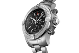  Shop Authentic Breitling Super Avenger Chronograph 48 Black Dial Silver Steel Strap Watch for Men - A13375101B1A1 - Luxxuri