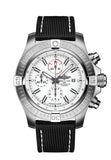  Shop Authentic Breitling Super Avenger Chronograph 48 White Dial Black Nylon Strap Watch for Men - A133751A1A1X1 - Luxxuri