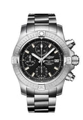  Shop Authentic Breitling Avenger Chronograph 43 Black Dial Silver Steel Strap Watch for Men - A13385101B1A1 - Luxxuri