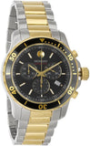  Shop Authentic Movado Series 800 Chronograph Black Dial Two Tone Steel Strap Watch For Men - 2600146 - Luxxuri