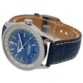  Shop Authentic Breitling Navitimer Automatic 38mm Blue Dial Blue Leather Strap Mens Watch - A17325211C1P1 - Luxxuri