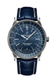  Shop Authentic Breitling Navitimer Automatic 41 Blue Dial Blue Leather Strap Watch for Men - A17326161C1P3 - Luxxuri