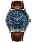  Shop Authentic Breitling Navitimer 1 Automatic 41mm Blue Dial Brown Steel Strap Watch for Men - A17326161C1P1 - Luxxuri