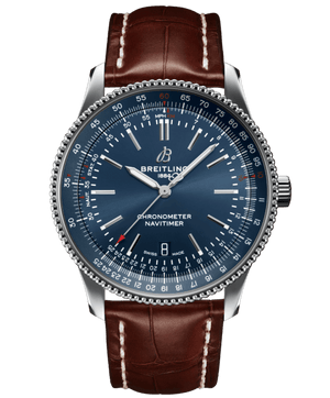  Shop Authentic Breitling Navitimer 1 Automatic 41mm Blue Dial Brown Steel Strap Watch for Men - A17326161C1P1 - Luxxuri