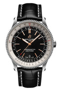  Shop Authentic Breitling Navitimer 1 Automatic 41mm Black Dial Black Leather Strap Mens Watch - A17326211B1P2 - Luxxuri