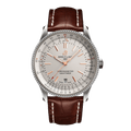  Shop Authentic Breitling Navitimer 1 Automatic 41mm White Dial Brown Leather Strap Mens Watch - U17326241G1P2 - Luxxuri