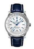  Shop Authentic Breitling Navitimer Automatic 41mm White Dial Blue Leather Strap Watch for Men - A173263A1G1P1 - Luxxuri
