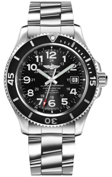  Shop Authentic Breitling Superocean II 42mm Calibre 17 Automatic Mens Watch - A17365C9 - Luxxuri