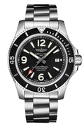  Shop Authentic Breitling Superocean Automatic 44mm Black Dial Silver Steel Strap Watch for Men - A17367D71B1A1 - Luxxuri