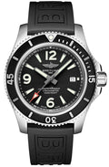  Shop Authentic Breitling Superocean II 44mm Black Dial Black Rubber Strap Watch for Men - A17367D71B1S2 - Luxxuri