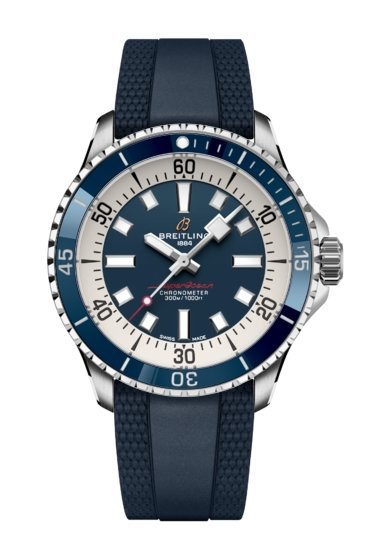 Shop Authentic Breitling Superocean Automatic 42mm Blue Dial Blue Rubber Strap Watch for Men - A17375E71C1S1 - Luxxuri