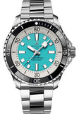  Shop Authentic Breitling Superocean Automatic 44mm Turquoise Dial Silver Steel Strap Watch for Men - A17376211L2A1 - Luxxuri