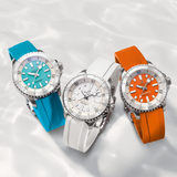  Shop Authentic Breitling Superocean Automatic 36 Orange Dial Orange Rubber Strap Watch for Men - A17377211O1S1 - Luxxuri
