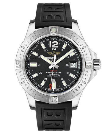  Shop Authentic Breitling Colt Automatic 44mm Black Dial Rubber Strap Mens Watch - A1738811/BD44/152S - Luxxuri