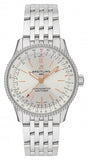  Shop Authentic Breitling Navitimer Automatic 35 White Dial Silver Steel Strap Watch for Men - A17395F41G1A1 - Luxxuri