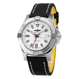  Shop Authentic Breitling Avenger Automatic GMT 43 White Dial Black Nylon Strap Watch for Men - A32397101A1X1 - Luxxuri